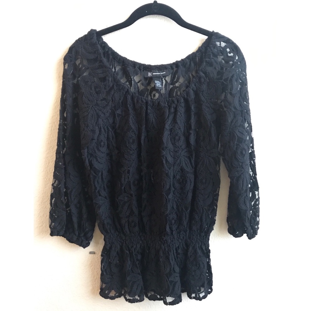 INC lace 3/4 sleeve blouse. Small.